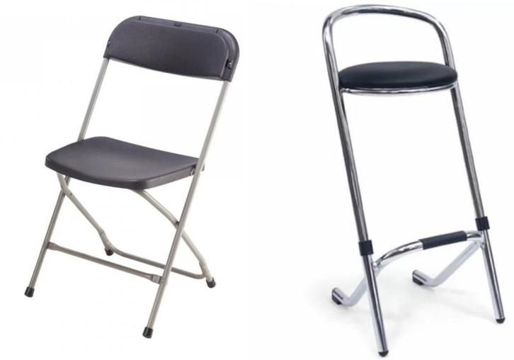 Stoelen & Krukken huren, Hobby en Vrije tijd, Feestartikelen | Verhuur, Gebruikt, Verjaardag, Ophalen