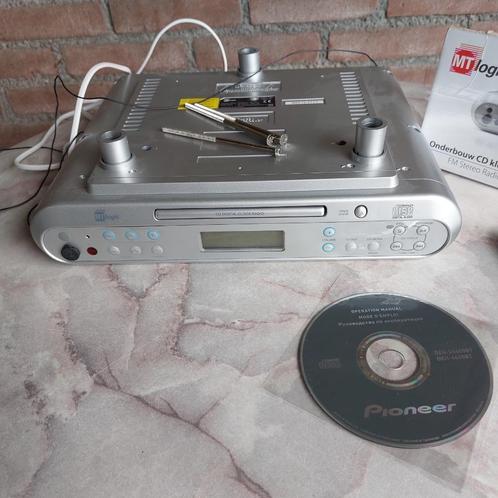 Onderbouw CD klok radio, MT logic NIEUW, Audio, Tv en Foto, Cd-spelers, Nieuw, Overige merken, Ophalen of Verzenden