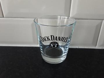 JACK DANIELS glas, zwarte logo beschikbaar voor biedingen