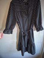 Nieuw polkadot jurkje Norah 38 zwart wit, Maat 38/40 (M), Zwart, Nieuw, Ophalen of Verzenden