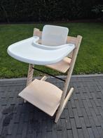 Stokke kinderstoel tripp trapp babyset dienblad eiken white, Kinderen en Baby's, Kinderstoelen, Ophalen of Verzenden, Zo goed als nieuw