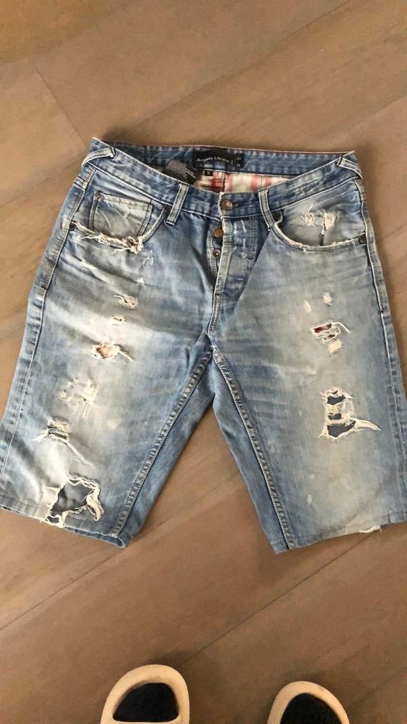 Spijkerbroek kort van angelo litrico maat 34 /36, Kleding | Heren, Spijkerbroeken en Jeans, Ophalen of Verzenden, Zo goed als nieuw