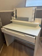 Make up tafel/ kaptafel met poef, Ophalen, Gebruikt, 50 tot 100 cm, Minder dan 100 cm