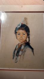 4 Indianen afbeeldingen van john Langeveld, Ophalen of Verzenden