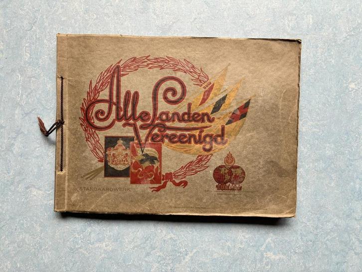 Vlaggenalbum Alle Landen Vereenigd (Turmac), Boeken, Prentenboeken en Plaatjesalbums, Gelezen, Plaatjesalbum, Ophalen of Verzenden