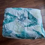 Gratis dekbedovertrek (lits-jumeaux) bladeren, Huis en Inrichting, Slaapkamer | Beddengoed, Gebruikt, Wit, Dekbedovertrek, Tweepersoons