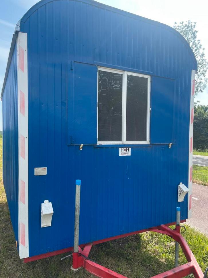 Schaftwagen bouwkeet pipowagen Schaftkeet, Doe-het-zelf en Verbouw, Bouwketen en Schaftketen, Nieuw, Ophalen