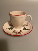 Wedgwood Windsor Christmas Kop & Schotel, Ophalen of Verzenden, Zo goed als nieuw, Wedgwood, Kop(pen) en/of Schotel(s)