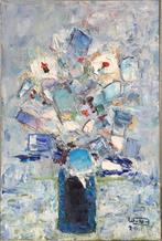 Vaas met bloemen, vrij naar Nicolas de Staël, Ophalen of Verzenden