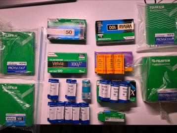 120 Fujifilm dia’s en Kodak Portra bulk beschikbaar voor biedingen