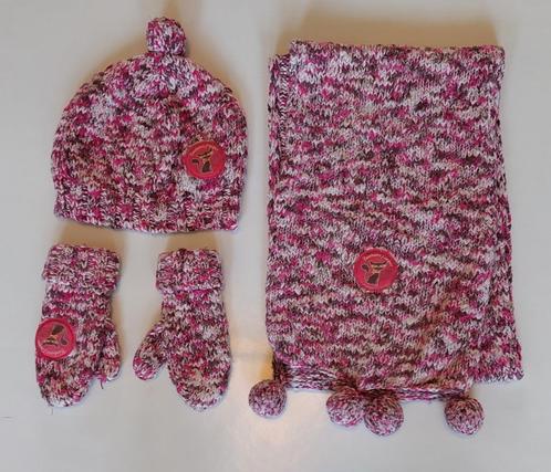 Leuke set, sjaal, muts handschoenen Barbara Farber €7,50, Kinderen en Baby's, Kinderkleding | Mutsen, Sjaals en Handschoenen, Gebruikt