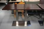 25 horeca tafels eettafel metaal hout restaurant cafe, Huis en Inrichting, Tafels | Eettafels, Ophalen, Gebruikt, Metaal