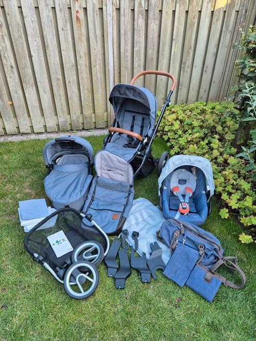 Mutsy Evo Industrial - super compleet incl Maxicosi, Kinderen en Baby's, Kinderwagens en Combinaties, Gebruikt, Kinderwagen, Mutsy