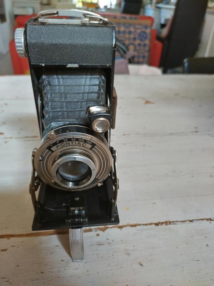 Pontiac Paris 1941 Vintage Camera, Audio, Tv en Foto, Fotocamera's Analoog, Gebruikt, Compact, Overige Merken, Ophalen of Verzenden