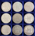 serie rijksdaalders / 2,5 gulden Wilhelmina (1), Postzegels en Munten, Munten | Nederland, Setje, Zilver, 2½ gulden, Koningin Wilhelmina
