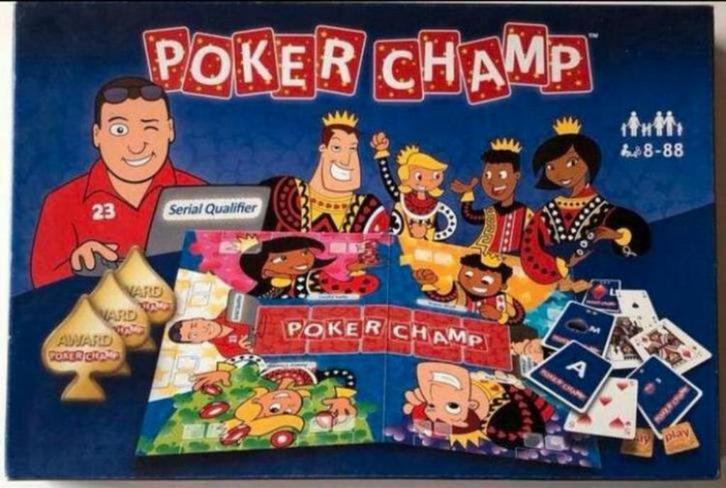 Spel POKER CHAMP BORDSPEL in NIEUWSTAAT, Hobby en Vrije tijd, Gezelschapsspellen | Bordspellen, Zo goed als nieuw, Een of twee spelers