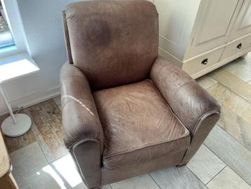 Schaapsleren Engelse fauteuil authentique beschikbaar voor biedingen
