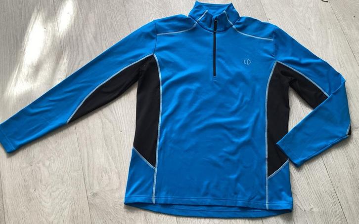 Blauw Sportshirt - Maat XL, Kleding | Heren, Sportkleding, Zo goed als nieuw, Hardlopen of Fietsen, Maat 56/58 (XL), Blauw, Ophalen of Verzenden