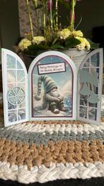 Zelfgemaakte kerstkaart met enveloppe, Hobby en Vrije tijd, Kaarten | Zelfgemaakt, Ophalen of Verzenden, Nieuw, Kerst