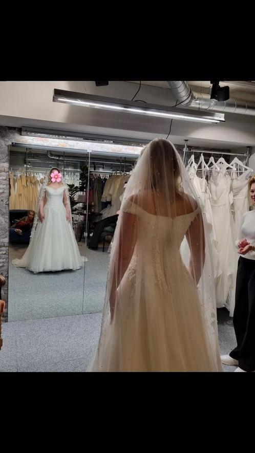 Bruidsjurk très chic (nieuw) ongedragen, Kleding | Dames, Trouwkleding en Trouwaccessoires, Zo goed als nieuw, Trouwjurk, Wit