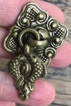 Chinees oosterse deurknop handvat ladeknop met vissen, Verburgt Vintage, Nieuw, Ophalen of Verzenden, https://verburgtvintage.nl/#contact