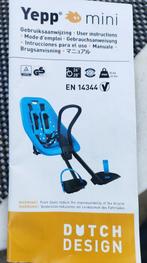 YEPP MINI VOORSTOELTJE - SLAAPROL - EASYFIT, Yepp, Ophalen of Verzenden, Gebruikt, Voetsteuntjes