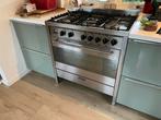 SMEG 90cm RVS fornuis 5 pitter met wokbrander en oven, Witgoed en Apparatuur, Ophalen, Gebruikt, 60 cm of meer, Gas