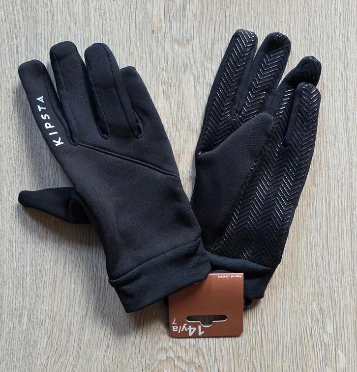 KIPSTA Handschoenen kind Keepwarm 500 zwart, Sport en Fitness, Voetbal, Nieuw, Handschoenen, Maat M, Ophalen of Verzenden