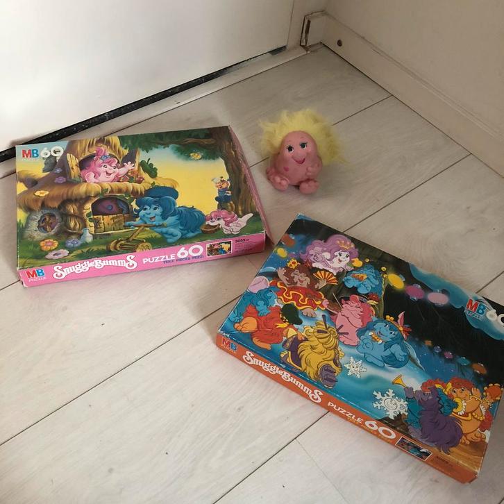 Troeliewoelies puzzles en poppetje jaren 80, Verzamelen, Speelgoed, Zo goed als nieuw, Ophalen of Verzenden