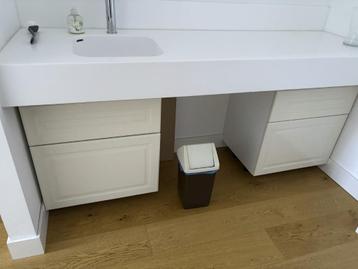 2 keuken ladeblokken Ikea Metod wit met bodbyn front beschikbaar voor biedingen