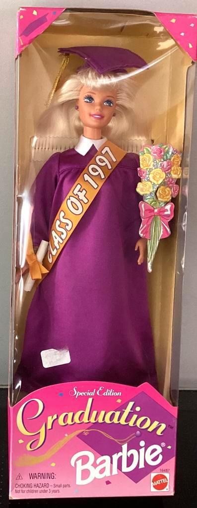 Vintage Graduation Barbie Class 1997, USA, nieuw in doos,OVP, Verzamelen, Poppen, Nieuw, Fashion Doll, Ophalen