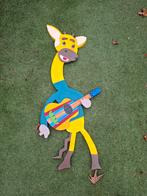 Geboortebord Giraf met Gitaar, Ophalen