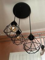 Industriële hanglamp 3 lichts, Huis en Inrichting, Ophalen of Verzenden, Zo goed als nieuw, Minder dan 50 cm