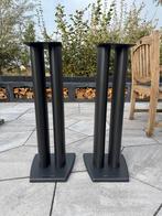 Wharfedale Speaker Stands - Luidspreker standaard set, Gebruikt, 60 tot 120 watt, Front, Rear of Stereo speakers, Ophalen