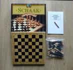 King schaakspel, houten schaakbord, als nieuw, Hobby en Vrije tijd, Gezelschapsspellen | Bordspellen, Een of twee spelers, Ophalen of Verzenden