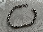 Vintage Jasseron Schakel Armband, Sieraden, Tassen en Uiterlijk, Armbanden, Ophalen of Verzenden, Zo goed als nieuw, Zilver