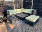 Borek Provence Loungeset, Tuin en Terras, Tuinsets en Loungesets, Ophalen of Verzenden, Zo goed als nieuw, Wicker, Hocker