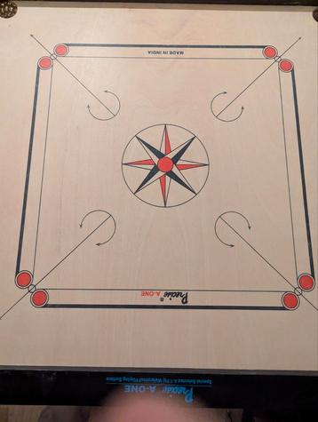 Orgineel Precise Carrom wedstrijd board  beschikbaar voor biedingen