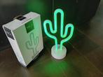 Groene cactus neon lamp, Ophalen of Verzenden, Zo goed als nieuw