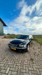 Volvo V70 2.4 170PK 2003 Zwart 7 persoons !, Voorwielaandrijving, 1800 kg, Zwart, 170 pk