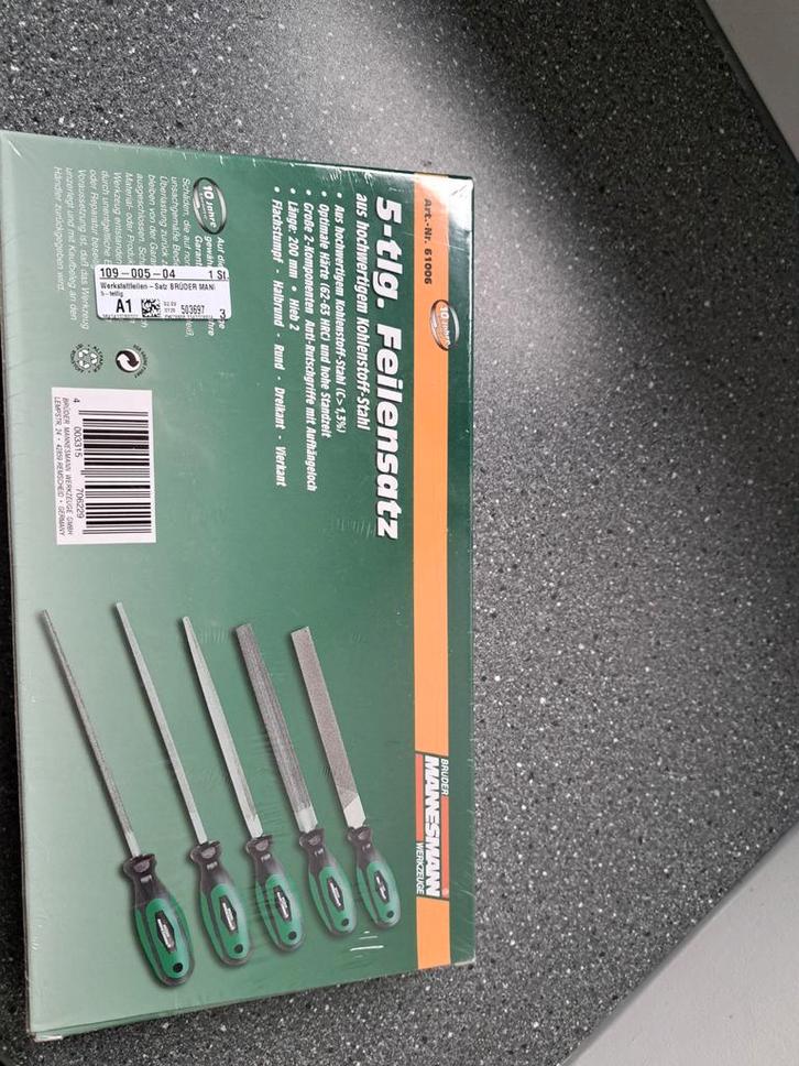 splinternieuwe Proff vijlenset gehard staal 10 j garantie, Doe-het-zelf en Verbouw, Gereedschap | Handgereedschap, Nieuw, Ophalen of Verzenden