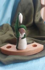 Sneeuwklokje, waldorf, jaartafel steker, wol, seizoenstafel, Ophalen of Verzenden, Nieuw, Figuurtje(s), Wolvilt