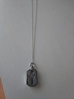 Zilveren ketting met hanger van dolce cabana, Met hanger, Ophalen of Verzenden, Zo goed als nieuw, Zilver