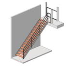 Stalen Trap, Steektrap, NIEUW!, Doe-het-zelf en Verbouw, Ladders en Trappen, Ophalen, Nieuw, 2 tot 4 meter