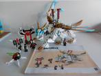 Lego Ninjago - 71786 - Zane's Ice Dragon Creature - compleet, Ophalen of Verzenden, Zo goed als nieuw, Complete set, Lego