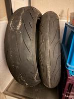 Michelin voorband & Bridgestone achterband motor, Ophalen, Gebruikt