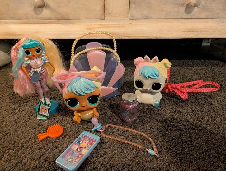 LOL Surprise Big Baby + Extra's, Kinderen en Baby's, Speelgoed | Poppen, Zo goed als nieuw, Babypop, Ophalen