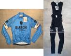 Retro Style- Bianchi Bib Tights + LS Jersey - Maat S - NIEUW, Verzenden, Nieuw, Kleding