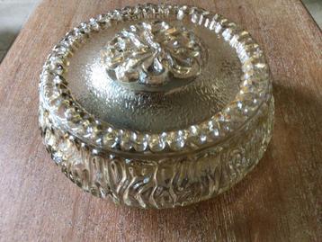 Vintage Amberkleurige Plafondlamp beschikbaar voor biedingen