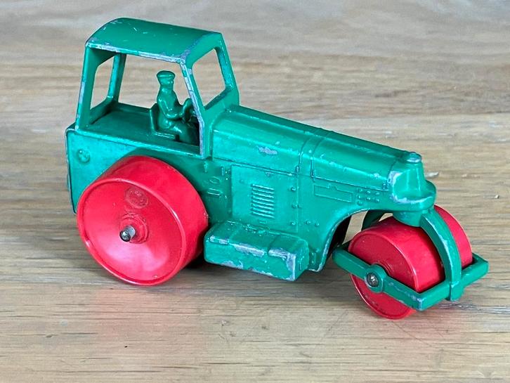 Matchbox Lesney 1 D – Aveling Barford Road Roller Wals 1962, Hobby en Vrije tijd, Modelauto's | Overige schalen, Gebruikt, Overige typen